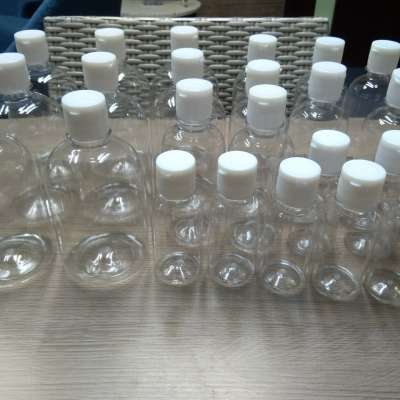 shampoo, cosmetic PET plastic pump and bottle from viet nam